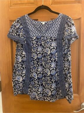 J. Jill boho peasant blouse